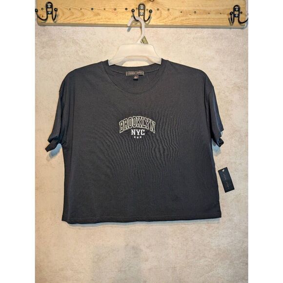Faded Rose new Brooklyn NY crop t-shirt large - Picture 1 of 3